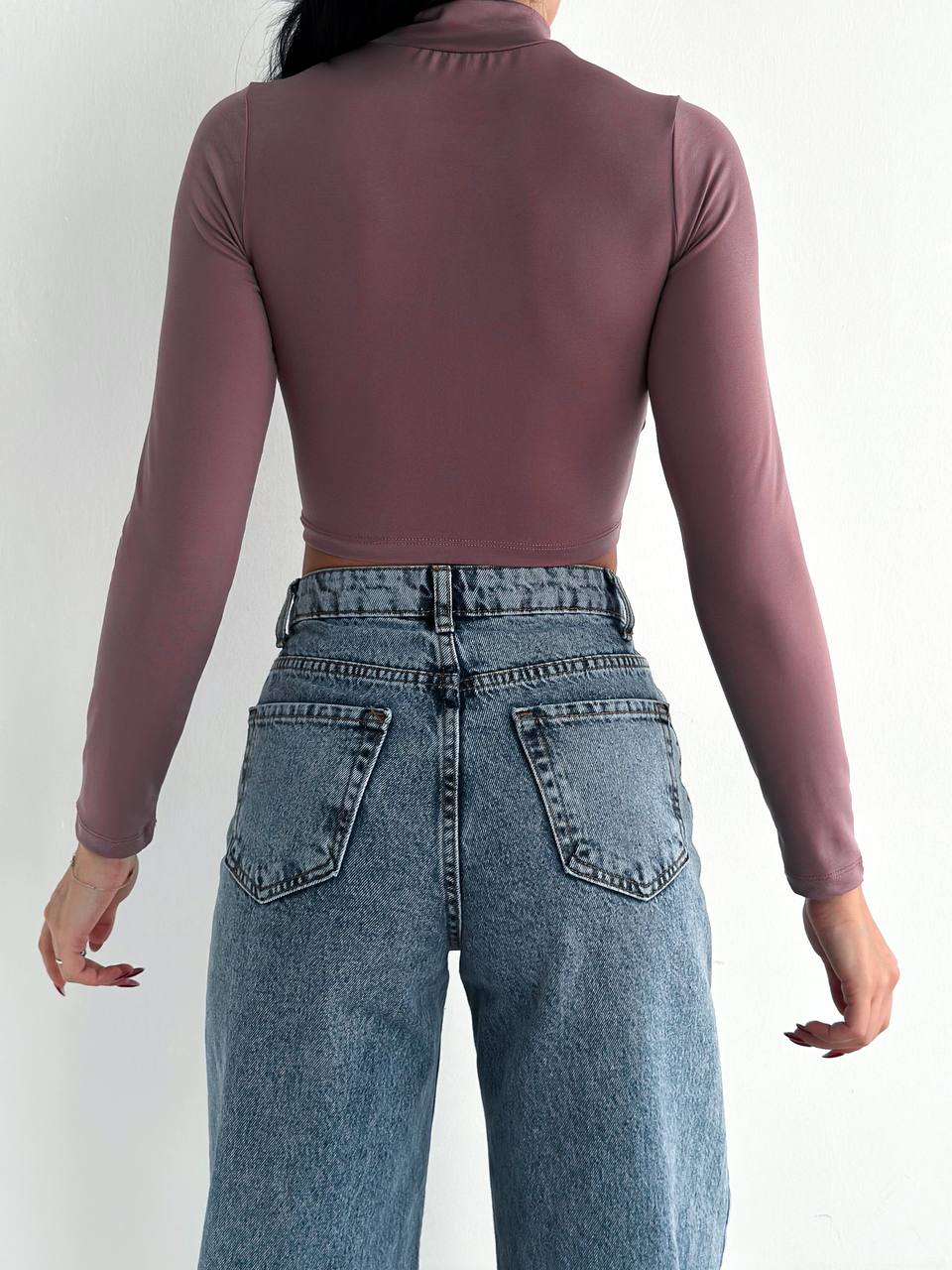 Sandy Balıkçı Büzgülü Crop