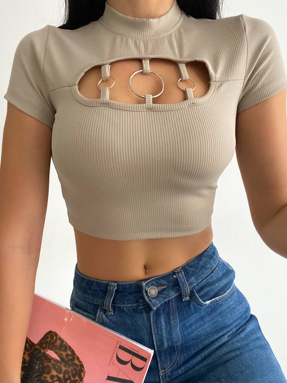 Fitilli Kaşkorse Önü Halka Crop