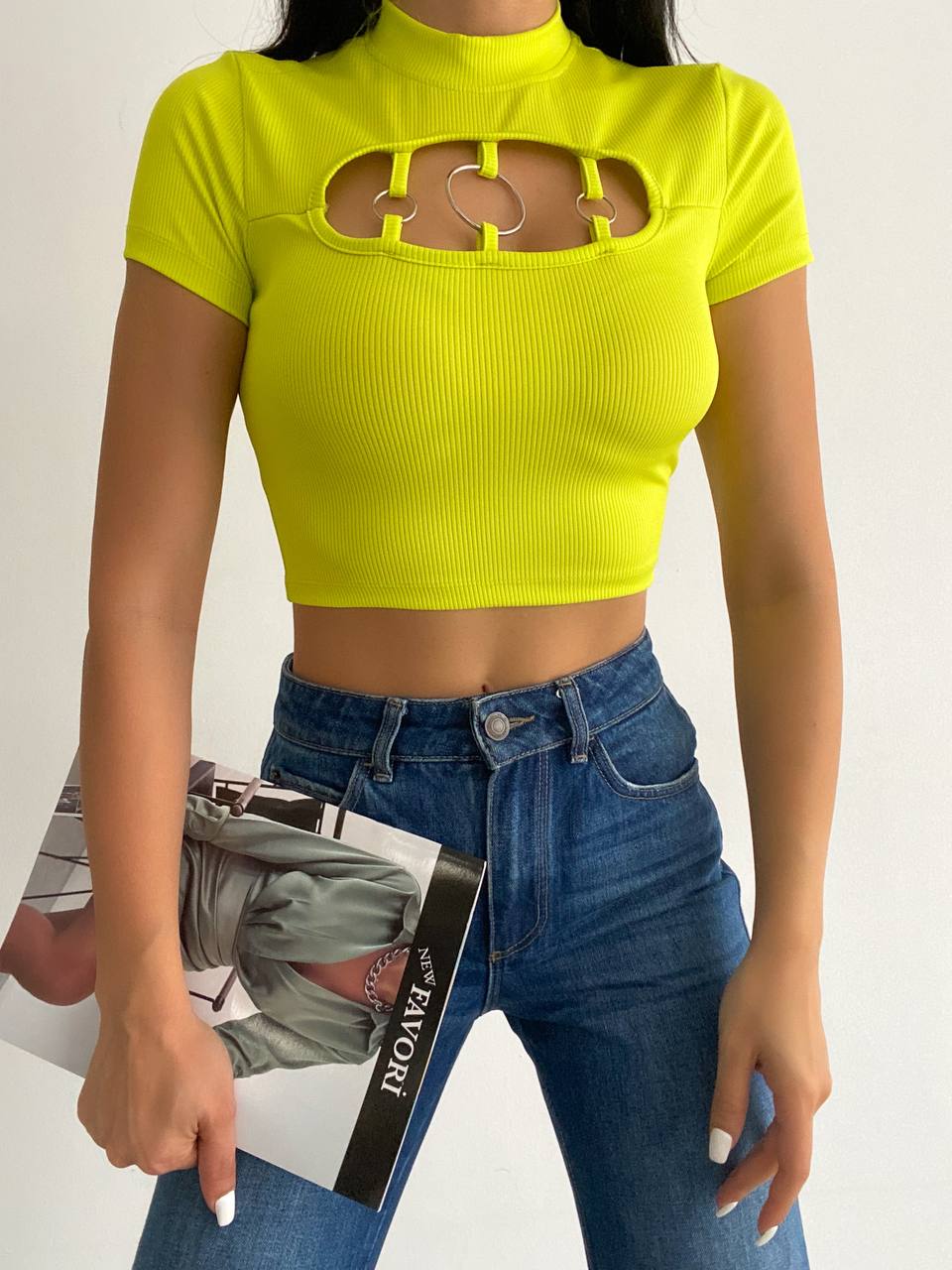 Fitilli Kaşkorse Önü Halka Crop