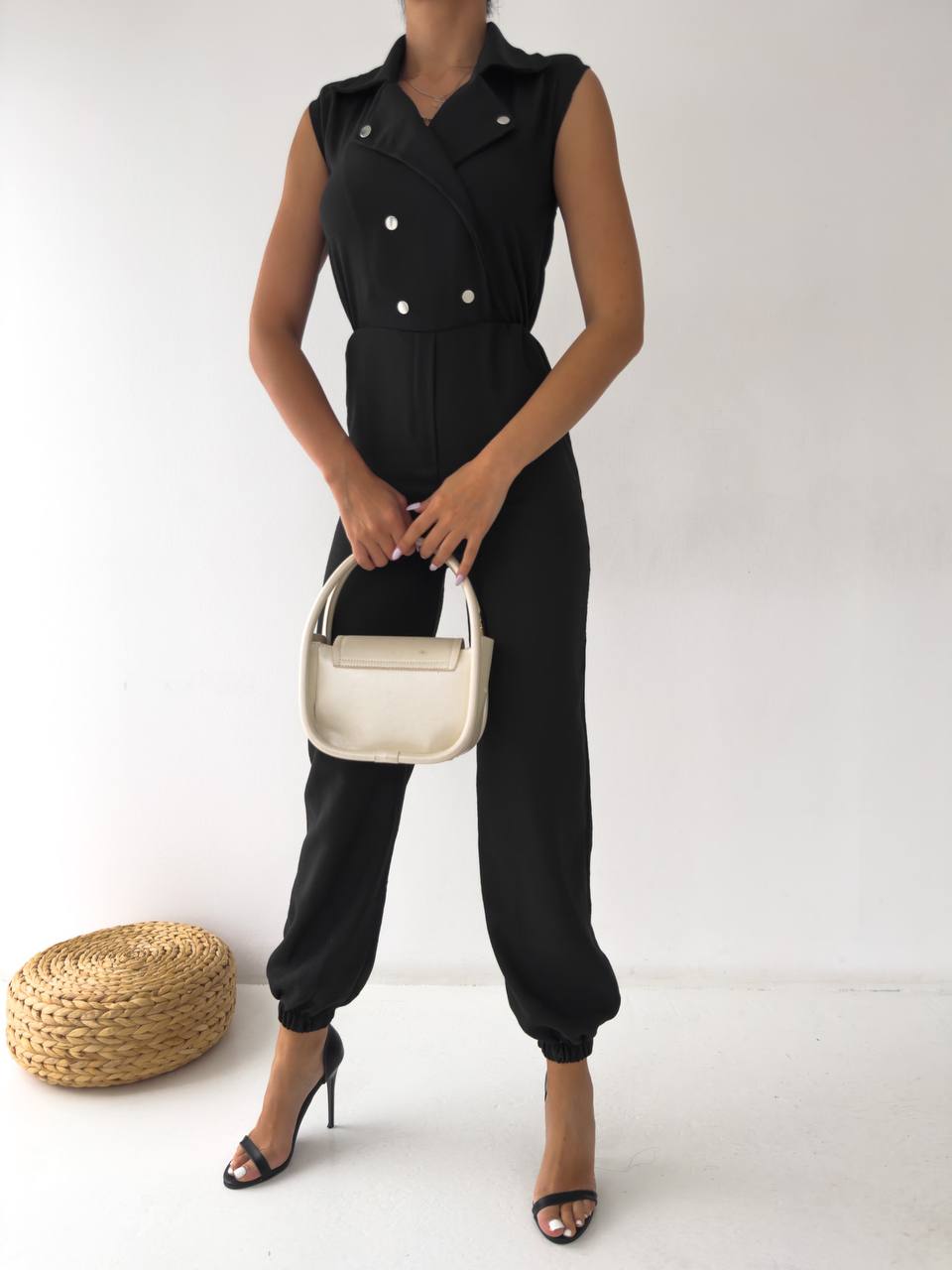 Keten Çıtçıtlı Vatkalı Tulum